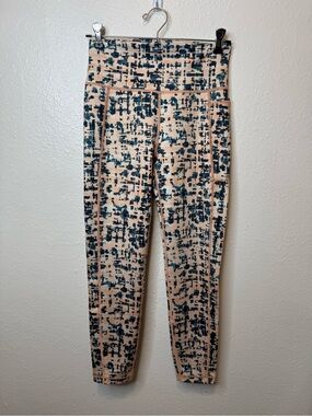 Sweaty Betty Super Sculpt Abstract Print 7/8 Length Leggings Size Extra Small XS